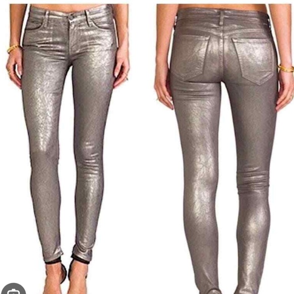 Mother The Looker in Disturbing the Peace Metallic Gunmetal Size 28 - Picture 1 of 7